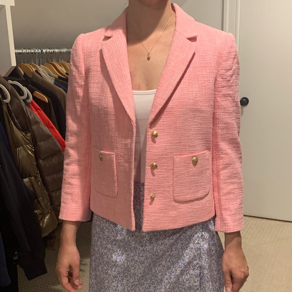 Never worn pink Talbots blazer